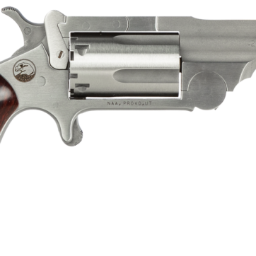 NAA Ranger II 22 Mag 2.50" Barrel 5rd Stainless Rosewood Bird's Head Grip - Handsguns | American Guns & Ammo