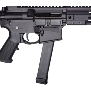 Brigade BM-9 9mm, 9" Barrel, Black Graphite and Cerakote, Pistol Brace, 33rd - Handsguns | American Guns & Ammo