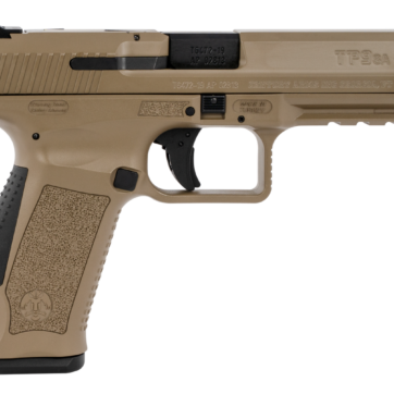 Canik TP9SA MOD 2 9mm, 4.46" Match Barrel, Flat Dark Earth, 2x18rd Mags - Handsguns | American Guns & Ammo