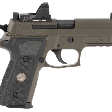 Sig P229 Legion RXP, DA/SA, Compact, 9mm, 3.9" Barrel, Alloy Frame, Legion Gray Finish, G10 Grips, Night Sights, Romeo1 Pro Reflex Optic, 10Rd, 3 Magazines - Handsguns | American Guns & Ammo