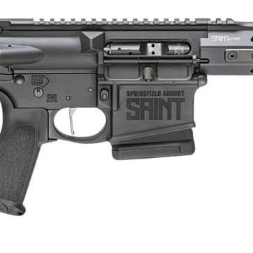 Springfield SAINT Victor Pistol .308 Win, 10.3" Barrel, SBA3, Blast Break, Black, 10rd - Handsguns | American Guns & Ammo