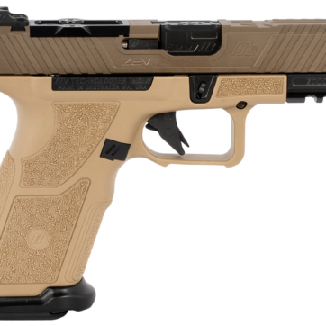 ZEV Technologies O.Z-9 Compact X 9mm, 4" Black Barrel, Steel Frame, Polymer X Grip, Flat Dark Earth, 17rd - Handsguns | American Guns & Ammo