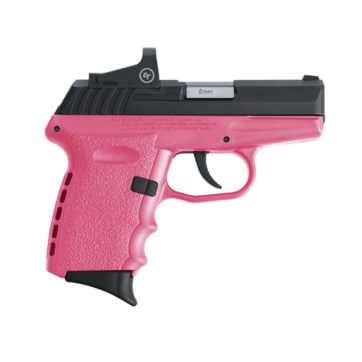 SCCY Industries CPX-2 RD 9mm 3.10" 10+1 Black Nitride Stainless Steel Slide Pink Polymer Grip NMS CTS-1500 Red Dot - Handsguns | American Guns & Ammo