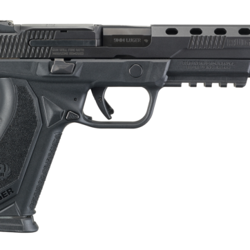 Ruger American Competition, 9mm, 5" Barrel, 2x17rd Mags, Fiber Optic Sight - Handsguns | American Guns & Ammo