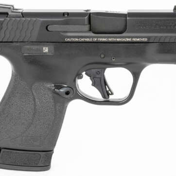 Smith & Wesson, Shield Plus, Striker Fired, Micro Compact, 9mm, 3.1" Barrel, Polymer Frame, No Thumb Safety, Tritium Night Sights, Flat Face Trigger, 3 Mags, 1-10Rd 2-13Rd, Black - Handsguns | American Guns & Ammo