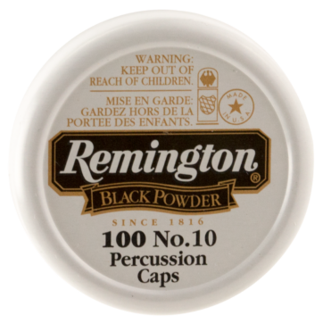 Remington #10 Percussion Caps Black Powder Brass 100 BX/ 50 C - Black Powder Guns | American Guns & Ammo