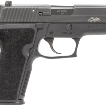 Sig P227 45 ACP 3.9In SAS Black Da/Sa Siglite E2 Grip (2) 10Rd Steel MAG Dehorned SRT - Handsguns | American Guns & Ammo