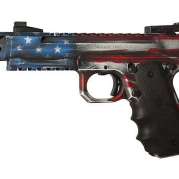Volquartsen American Flag Scorpion .22 LR, 4.5" Barrel, 1911 Style Frame, 10rd - Handsguns | American Guns & Ammo