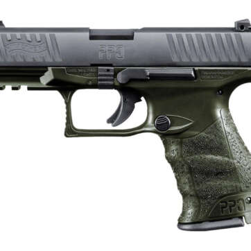 Walther Arms PPQ M2 9mm 4" Barrel OD Green Frame 15rd Mags - Handsguns | American Guns & Ammo