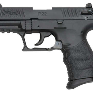 Walther Model P22 No Internal Lock 22LR 3.4 Inch Barrel Black Finish 10 Round - Handsguns - American Guns & Ammo