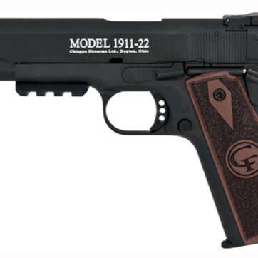 Chiappa GT 22LR, Black 5" Threaded Barrel SAO Walnut Grip, 10 rd - Handsguns | American Guns & Ammo