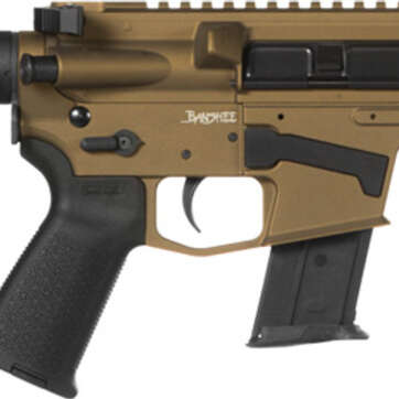 CMMG Banshee 300 Mk57 5.7x28mm, 5" Barrel, Burnt Bronze, Black RipBrace, 20rd - Handsguns | American Guns & Ammo