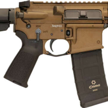 CMMG Banshee 300 MK4 9mm, 5" Barrel, Midnight Bronze, Black Magpul Grip, RipBrace, 33rd - Handsguns | American Guns & Ammo