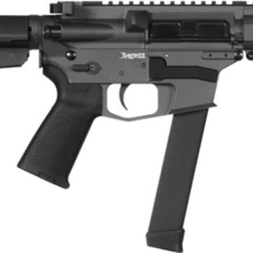 CMMG Banshee 300 MKGS 9mm, 5" Barrel, Sniper Gray, Black Magpul, RipBrace, 33rd - Handsguns | American Guns & Ammo