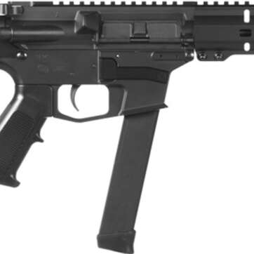 CMMG Banshee 100 9mm, 8" 1:10 Threaded Barrel, Alum, Black, A2 Hider Grip, M-LOK, 33rd Glock Mag - Handsguns | American Guns & Ammo