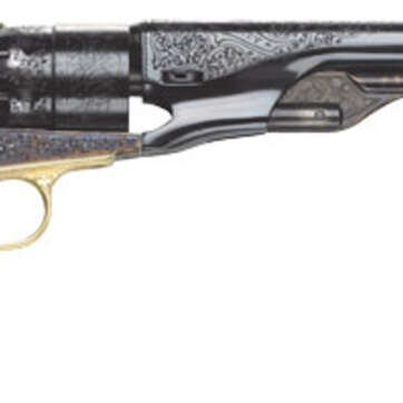 Cimarron 1860 8" .44 OLD Glory Flag Inlay Grant ENG 44 Remington Magnum - Handsguns | American Guns & Ammo