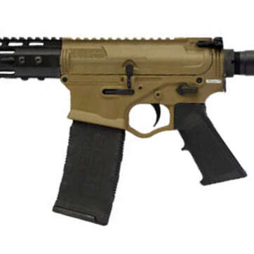 ATI Omni Hybrid Maxx Pistol .223/5.56, 7.5" Barrel, KeyMod, Buffer Tube/No Brace, FDE, 30rd - Handsguns | American Guns & Ammo