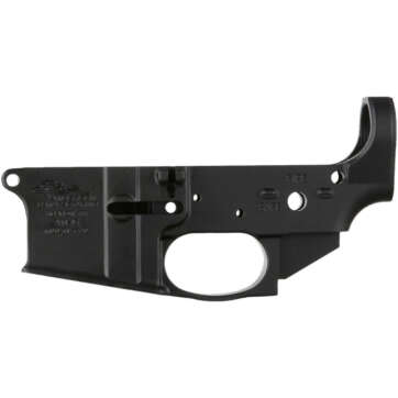 Anderson AR-15 Stripped Lower Receiver Multi-Caliber, Black Hardcoat, Closed Trigger, Packaged - RIFLES | American Guns & Ammo