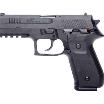 Arex Rex Zero 1 Standard 9mm, 4.3" Barrel, Contrast Sights, Black, 17rd - Handsguns | American Guns & Ammo