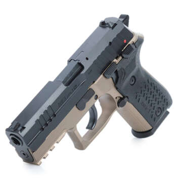 Arex Zero 1 Compact 9mm, 3.85" Barrel, Aluminum Frame, Black/FDE, 15rd - Handsguns | American Guns & Ammo