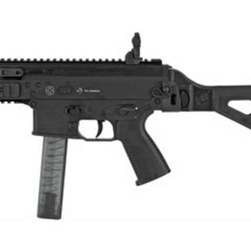 B&T APC9 Pro 9mm, 6.9" Barrel, Folding SB Tactical Brace, Adj. Sights, Black, 30rd - Handsguns | American Guns & Ammo