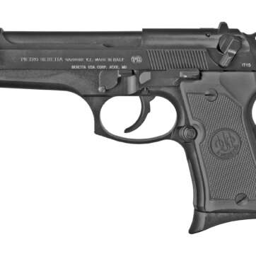 Beretta 92FS Compact 9mm, 4.25" Barrel, 3-Dot Sights, Decocker, Black, 13rd - Handsguns | American Guns & Ammo