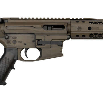 Black Rain Ordnance Fallout CQB 9mm, 9" Barrel, SBA3, Tiger's Eye Battleworn, 30rd - Handsguns | American Guns & Ammo