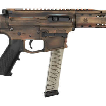 Black Rain Fallout CQB Pistol 9mm, 8.25" Barrel, SBA3, Battleworn Bronze, 30rd - Handsguns | American Guns & Ammo
