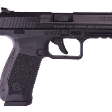 Canik TP9DA, DA/SA 9mm, 4.07" Match Barrel, Black, Dovetail Sights, 2x18Rnd Mags - Handsguns | American Guns & Ammo