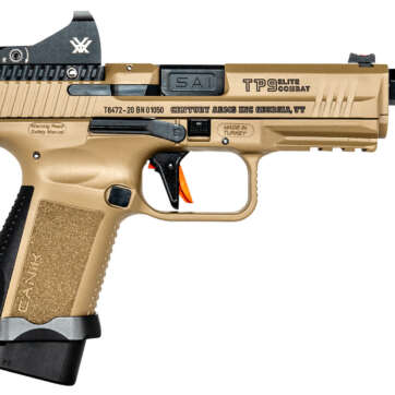 Canik TP9SF Combat 9mm, 4.7" TB, Vortex Viper, Flat Dark Earth, 18rd - Handsguns | American Guns & Ammo
