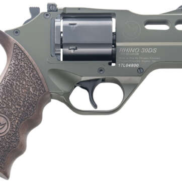 Chiappa Rhino 30DS SAR Hunter .357 Mag, 3" Barrel, Fiber Optic Sights, OD Green, 6rd - Handsguns | American Guns & Ammo
