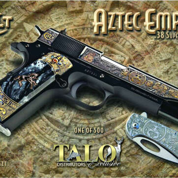 Colt 1911 Government .38 Super, TALO Exclusive, Aztec Empire, 1 of 500 - Handsguns | American Guns & Ammo
