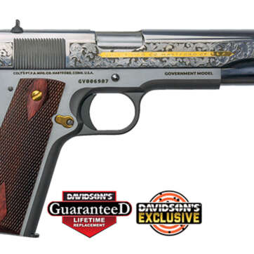 Colt 1911 Heritage .38 Super 7 Round Stainless Steel, Engraved - Handsguns - American Guns & Ammo