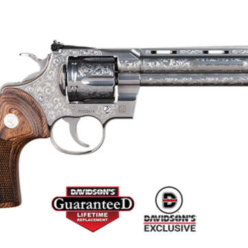 Colt Python Engraved Limited Edition 357 Mag/38 Spl 6" Barrel Stainless Steel, Armory Grade Cut Engraved Special Edition - Handsguns | American Guns & Ammo