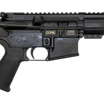 Core 15 Truck Gun AR-15 Pistol .300 Blackout, 7.5" Barrel, SBA3, Black, 30rd - Handsguns | American Guns & Ammo