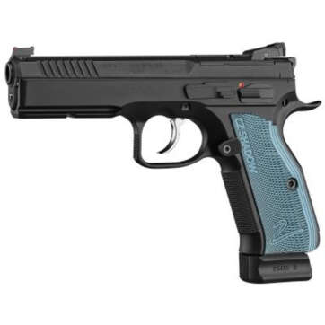 CZ 75 Shadow 2 9mm, 5.4", Optic Ready, Blue Grips, 19rd - Handsguns | American Guns & Ammo