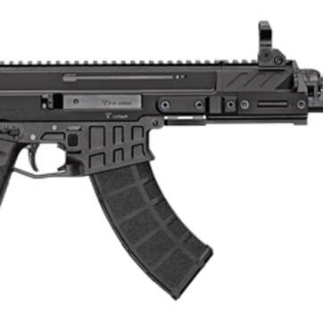 CZ Bren 2 MS Pistol 7.62x39mm, 9.05" Barrel, Folding Sights, Black, 30rd - Handsguns | American Guns & Ammo