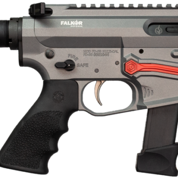 Falkor FG-9 AR-15 Pistol, 9mm, Grey, SBA3 Brace, Glock 17 Type Magazine - Handsguns | American Guns & Ammo