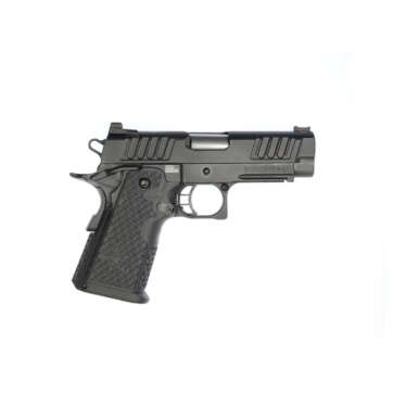 Staccato C2 9mm, 3.9" Bull Barrel, Fiber/Dawson Charger, Black DLC, 16/17rd - Handsguns | American Guns & Ammo