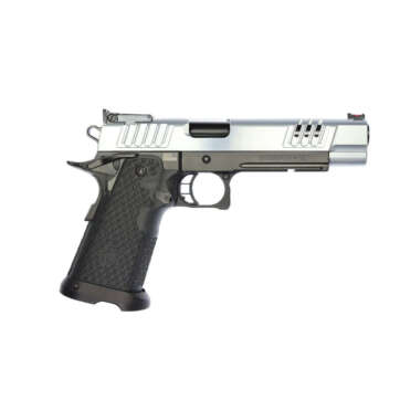 STI Staccato XL .40 S&W, 5.4" Bull Barrel, Fiber/Adj. Sights, Chrome/DLC, 15/18rd - Handsguns | American Guns & Ammo