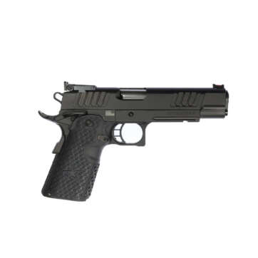 STI Staccato R .45 ACP, 5" Bushing Barrel, Fiber/Adj. Sights, Black DLC, 3x 8rd - Handsguns | American Guns & Ammo