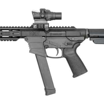 FightLite MXR PCC, 9mm, 7" Barrel, M-Lok, Glock Mags, SBA3, Black - Handsguns | American Guns & Ammo