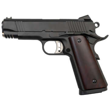 Fusion 1911 Riptide 9mm, 4.25" Barrel, Novak Sights, Red Cocobolo Grips, 10rd - Handsguns | American Guns & Ammo