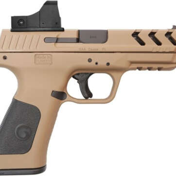 Girsan MC28SA 9MM 4.25" Barrel With Optic, Flat Dark Earth Polymer Frame, 15rd Mag - Handsguns | American Guns & Ammo