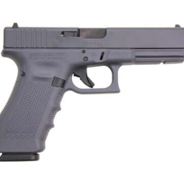 Glock 17 Gen4 9mm, Full Gray Frame/Slide, 17+1 - Handsguns | American Guns & Ammo