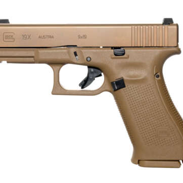 Glock G19X 9mm, 4" Barrel, Coyote Finish, Nite Sites, 1x 17rd, 2x 17+2rd Mags - Handsguns | American Guns & Ammo