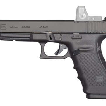 Glock 41 Gen4 MOS AUS .45 ACP, 5.31" Barrel, Black, 10rd - Handsguns | American Guns & Ammo
