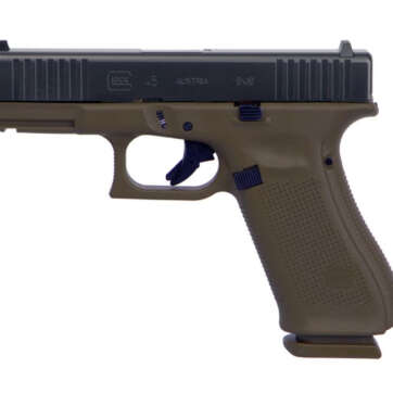Glock G45 9mm, 4.02" Barrel, Evolved Tactical Patriot Brown Coating, 17rd, Front Serrations - Handsguns | American Guns & Ammo