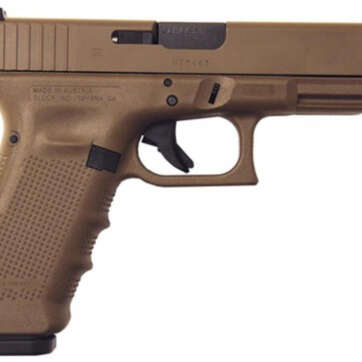 Glock 22 G4, .40 S&W, Full Flat Dark Earth Cerakote Finish, FS, 15 Rd - Handsguns - American Guns & Ammo