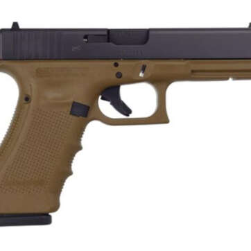 Glock G22 G4, .40 S&W, 4.48", 10rd, Fixed Sights, Flat Dark Earth Frame - Handsguns - American Guns & Ammo